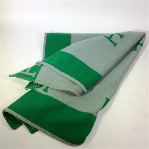 green hermes blanket|Hermes blankets for sale.